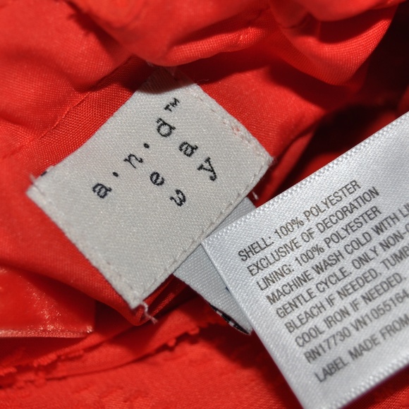 NEW A New Day Tomato Textured Chevron Dress [D2] - Picture 8 of 8